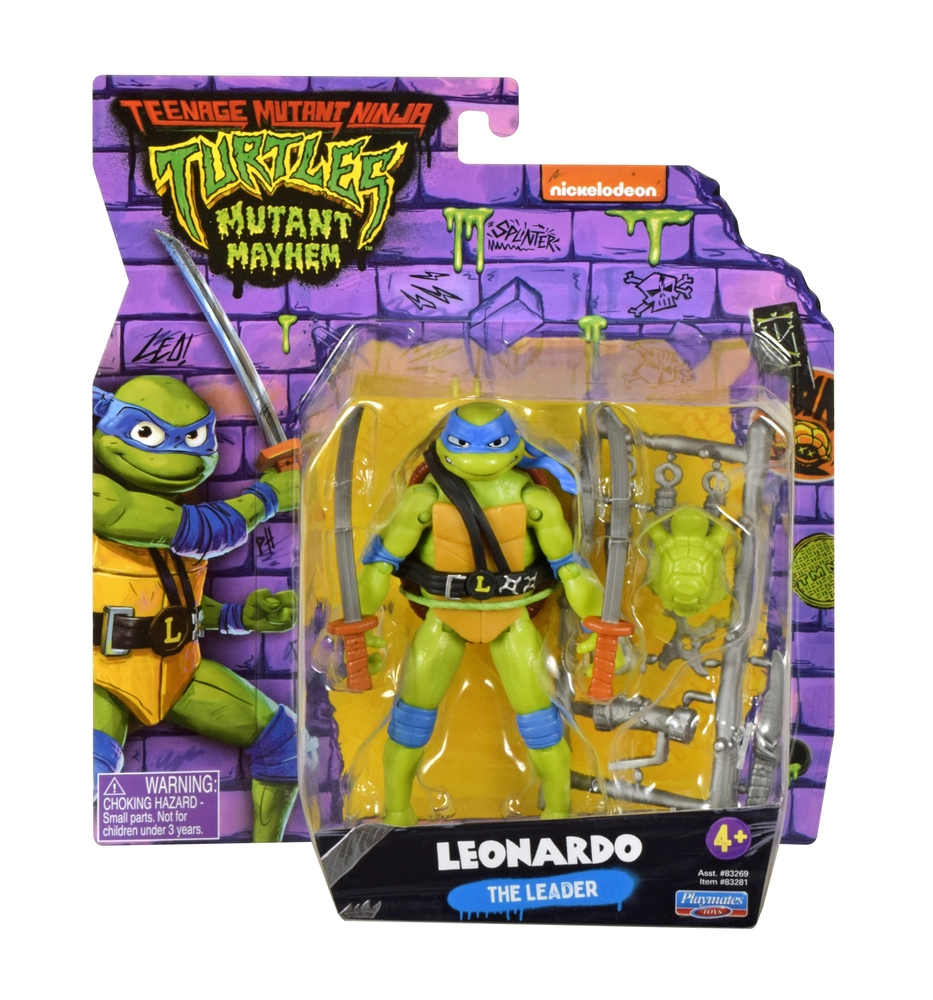 Turtles Mutant Mayhem Basic Figures Leonardo