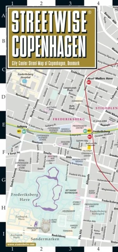 Copenhagen Streetwise Map (Laminated)