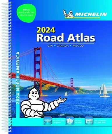 USA, Canada & Mexico, Michelin Road Atlas 2024