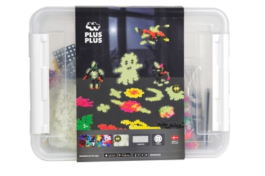Plus-Plus Build and Glow Storage Box / 2000 pcs 