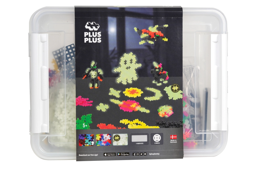 Plus-Plus Build and Glow Storage Box / 2000 pcs billede