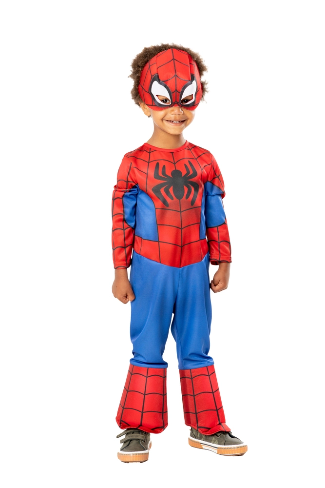 Spidey Udklædningsdragt Med Maske 2 3 år