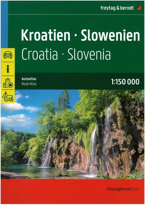 Billede af Kroatien - Slowenien, Croatia - Slovenia Road Atlas