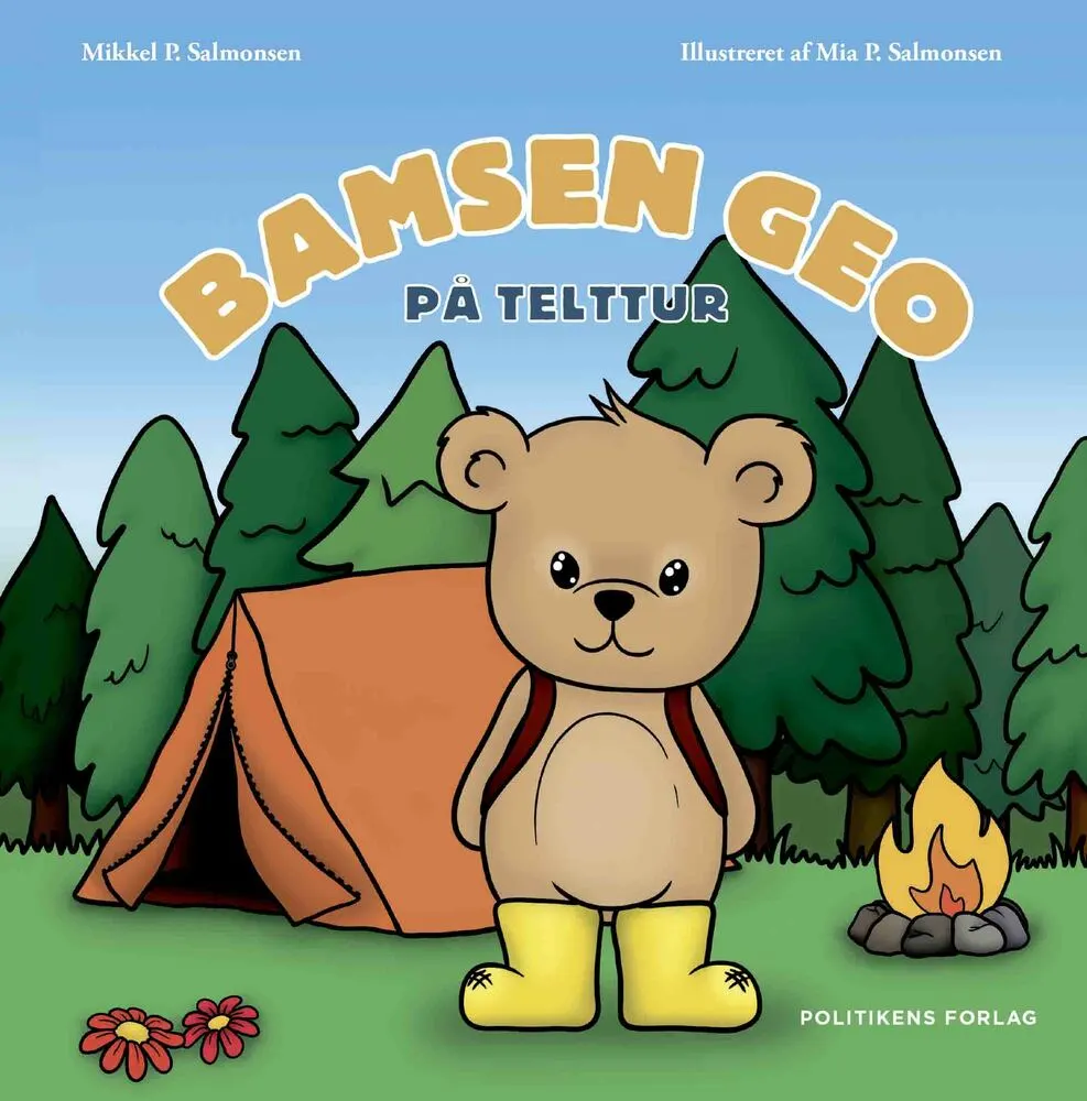 Billede af Bamsen Geo på telttur