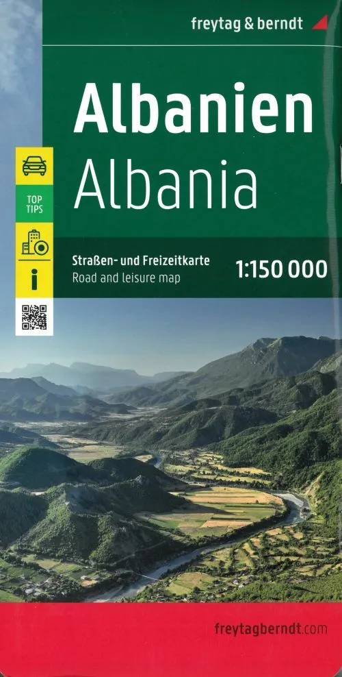Billede af Albanien - Albania Road & Leisure Map
