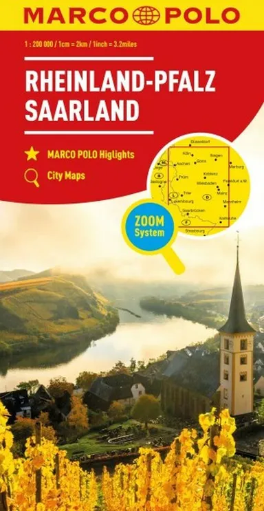 Marco Polo Deutschland karte 10: Rheinland-Pfalz, Saarland