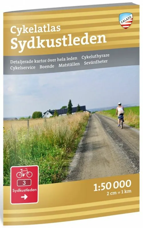 Billede af Cykelatlas Sydkustleden 1:50 000