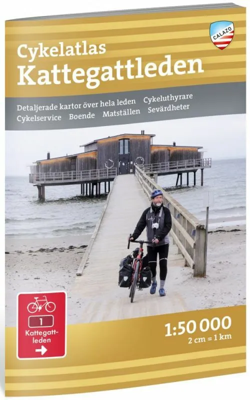 Billede af Cykelatlas Kattegattleden 1:50 000