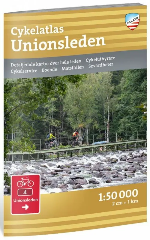 Billede af Cykelatlas Unionsleden 1:50 000