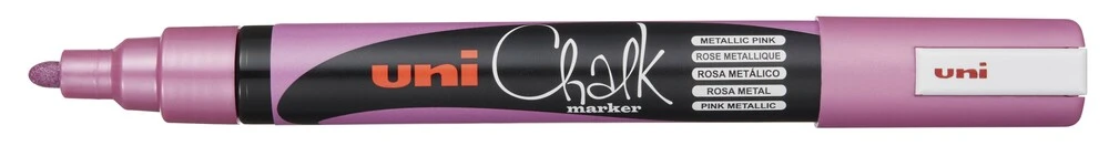 Marker Uni Chalk Pwe 5M Metallic Pink