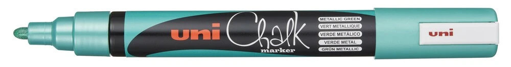 Marker Uni Chalk Pwe 5M Metallic Grøn