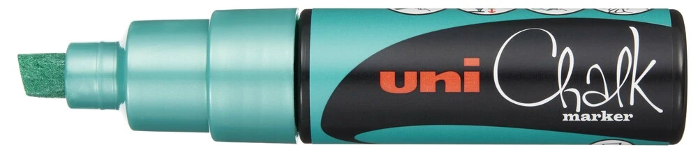 Marker Uni Chalk Pwe 8K Metallic Grøn