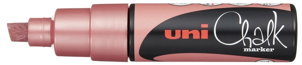 Marker Uni Chalk Pwe 8K Metallic Rød