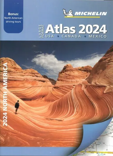 USA, Canada & Mexico 2024, Michelin LARGE Format Atlas