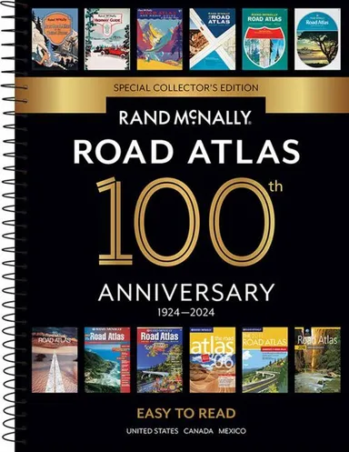 Rand McNally 2024 EasyFinder Midsize Road Atlas USA, Canada & Mexico