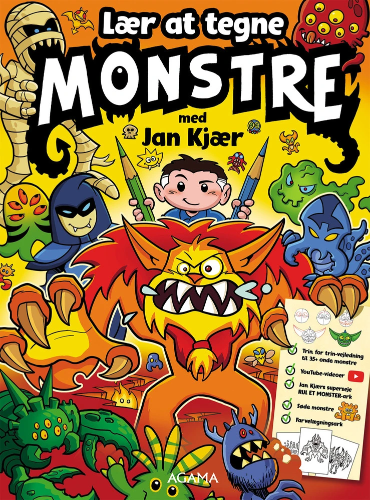 Billede af Lær at tegne monstre