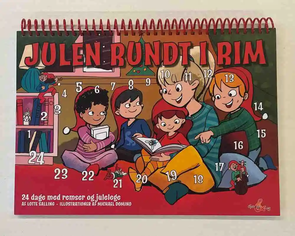 Julen Rundt I Rim - Lotte Salling - Bog