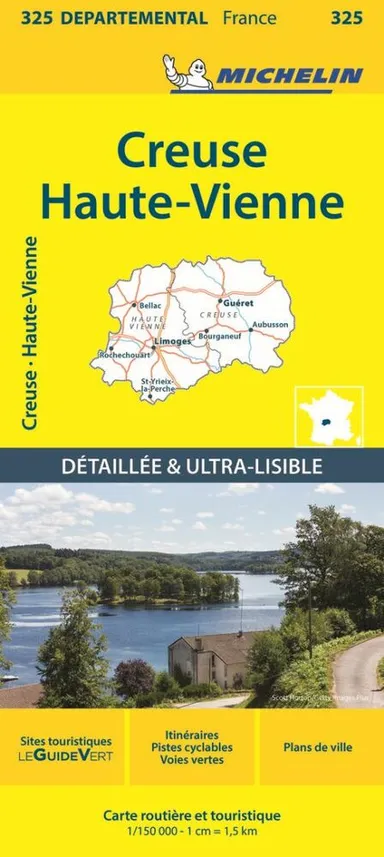 France blad 325: Creuse, Haute Vienne