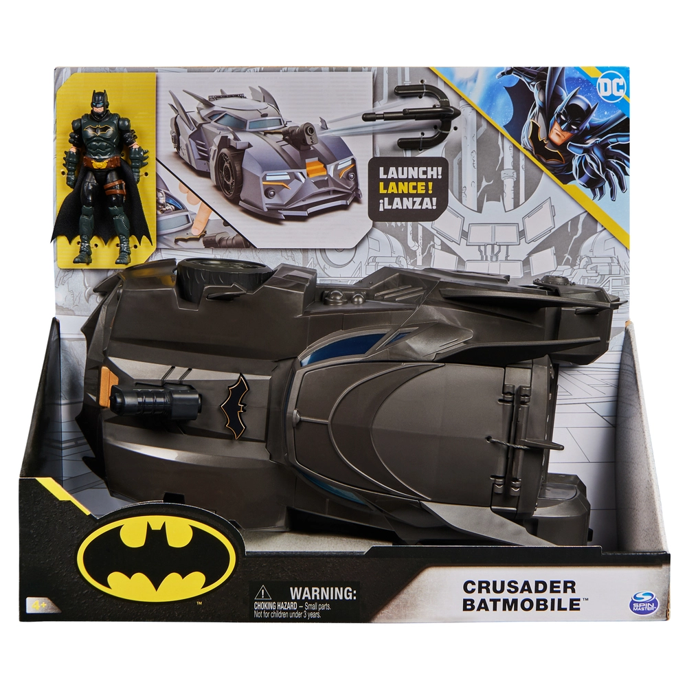 5: Batman Crusader Batmobil m/10 cm Figur