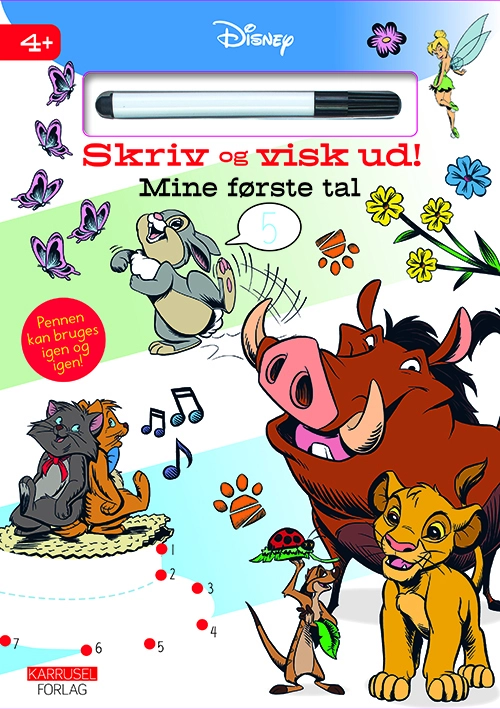 Billede af Disney - Skriv og visk ud - Mine første tal