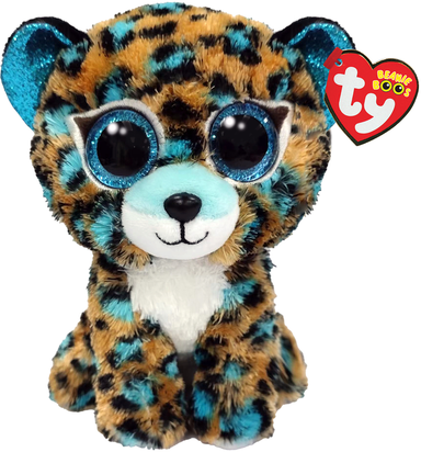 Ty Beanie Boos COBALT blå leopard 15 cm