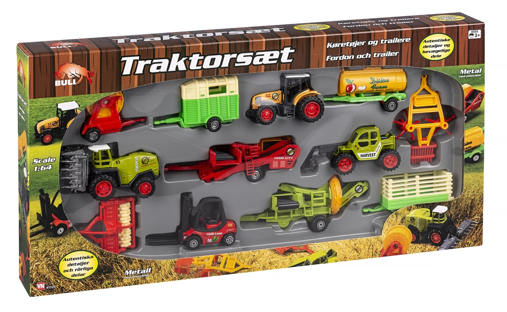 Bull Bondegårdsgaveæske (12 stk.) (41725)