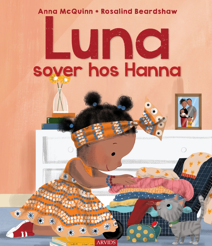 Billede af Luna sover hos Hanna