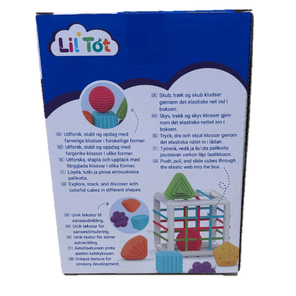 D2 Lil'Tot Putteboks Med 6 Klodser