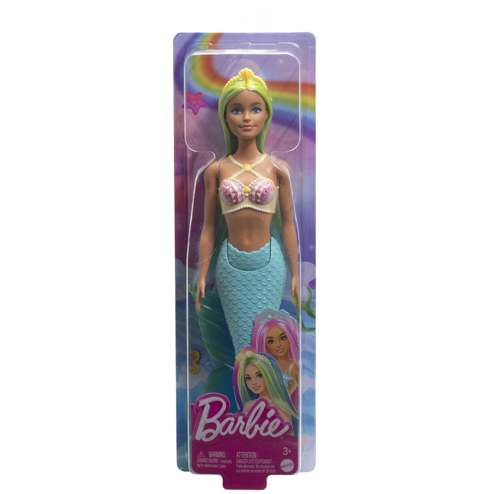 9: Barbie Havfrue blå/grøn