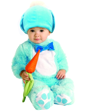Lille blå kanin udklædning str. 12-18 mdr