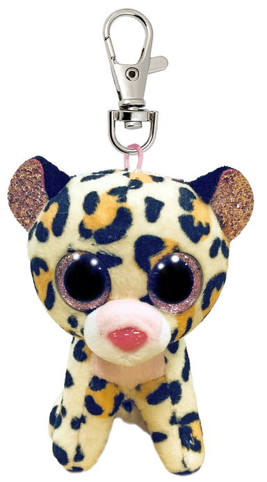 Ty Beanie Boos Livvie leopard nøglering