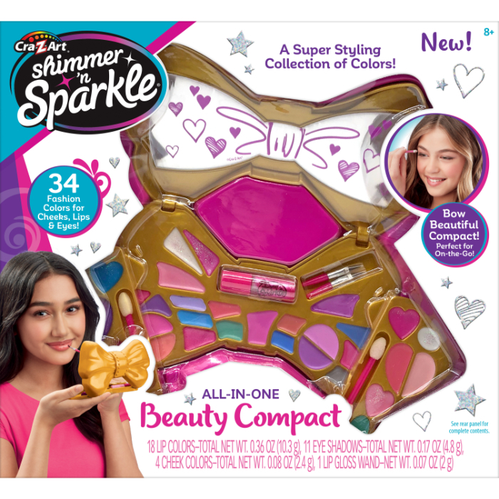 SHIMMER N SPARKLE BOW BEAUTIFUL COMPACT