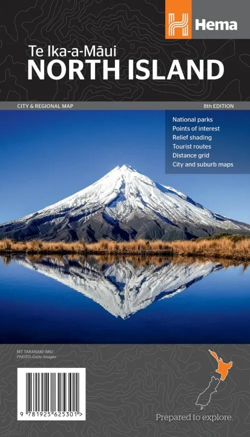 Billede af New Zealand: North Island, Hema Maps