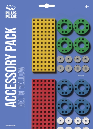 Plus-Plus Accessory Pack rød/gul