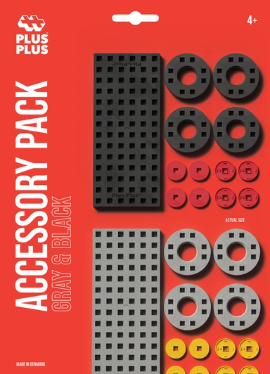 Plus-Plus Accessory Pack grå/sort