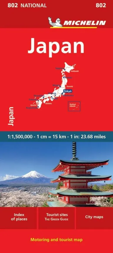 Michelin National Map 802: Japan