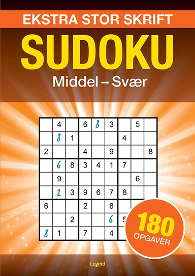 Den store Sudoku - ekstra stor skrift