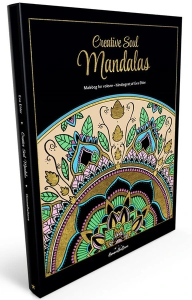 Creative Soul Mandalas - Malebog for voksne - håndtegnet af Eva Ehler