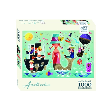 Ib Antoni -  Art Puslespil - Havfrue - 1000 brikker - FSC