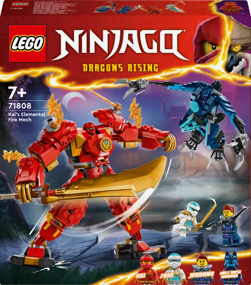 Billede af 71808 LEGO Ninjago Kais ild-elementrobot