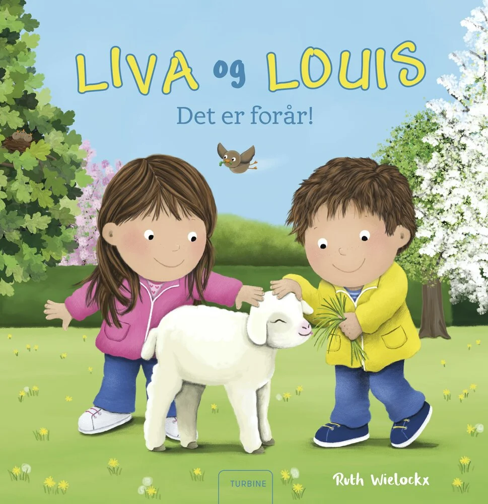 Billede af Liva og Louis - Det er forår