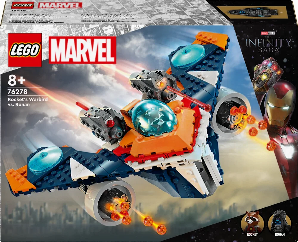 10: 76278 LEGO Super Heroes Marvel Rockets Warbird mod Ronan