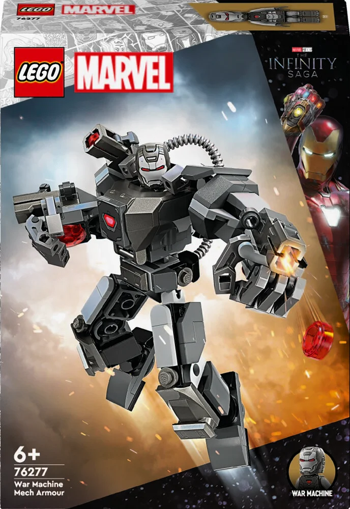 6: 76277 LEGO Super Heroes Marvel War Machine-kamprobot