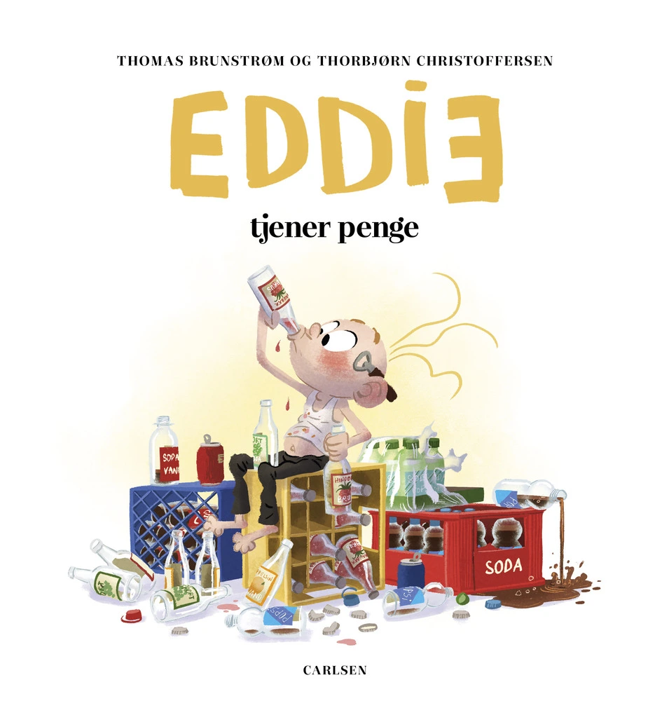 Billede af Eddie tjener penge