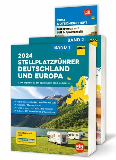 ADAC Stellplatzführer 2024: Deutschland und Europa (vol. 1-2)
