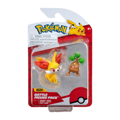 Pokémon Battle Figure 2-PAK Fennekin & Bonsly