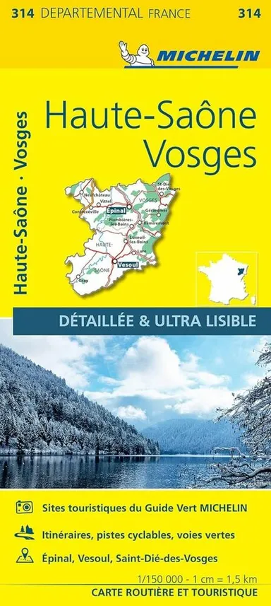 France blad 314: Haute Saone, Vosges