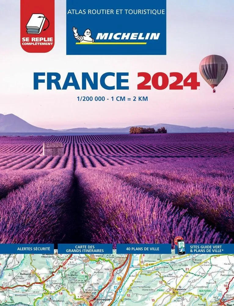 Billede af France 2024, Michelin Tourist & Motoring Atlas (Multi-flex)