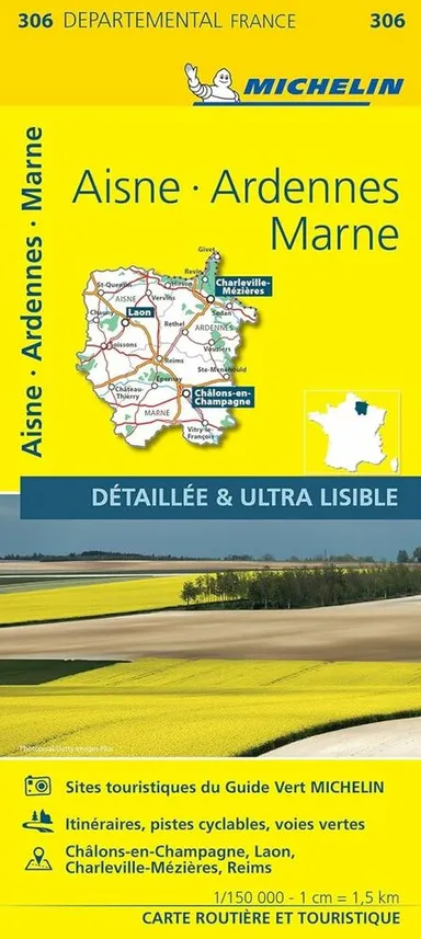 France blad 306: Aisne, Ardennes, Marne