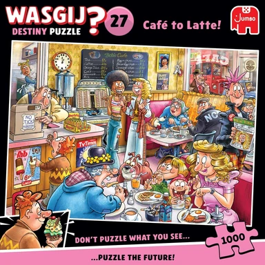Puslespil Wasgij Destiny 27 Café to Latte! 1000 brikker
